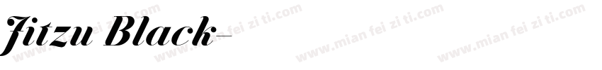 Jitzu Black字体转换